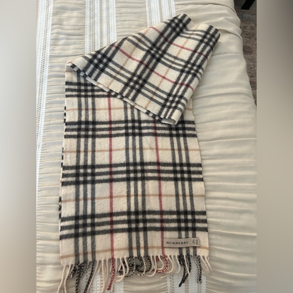 Burberry Checkered Scarf